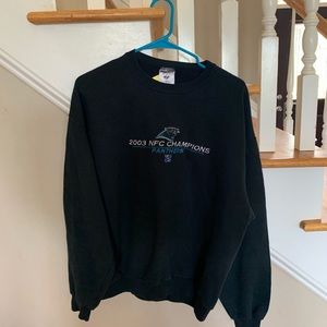 Vintage 03 Carolina panthers NFC champions sweater